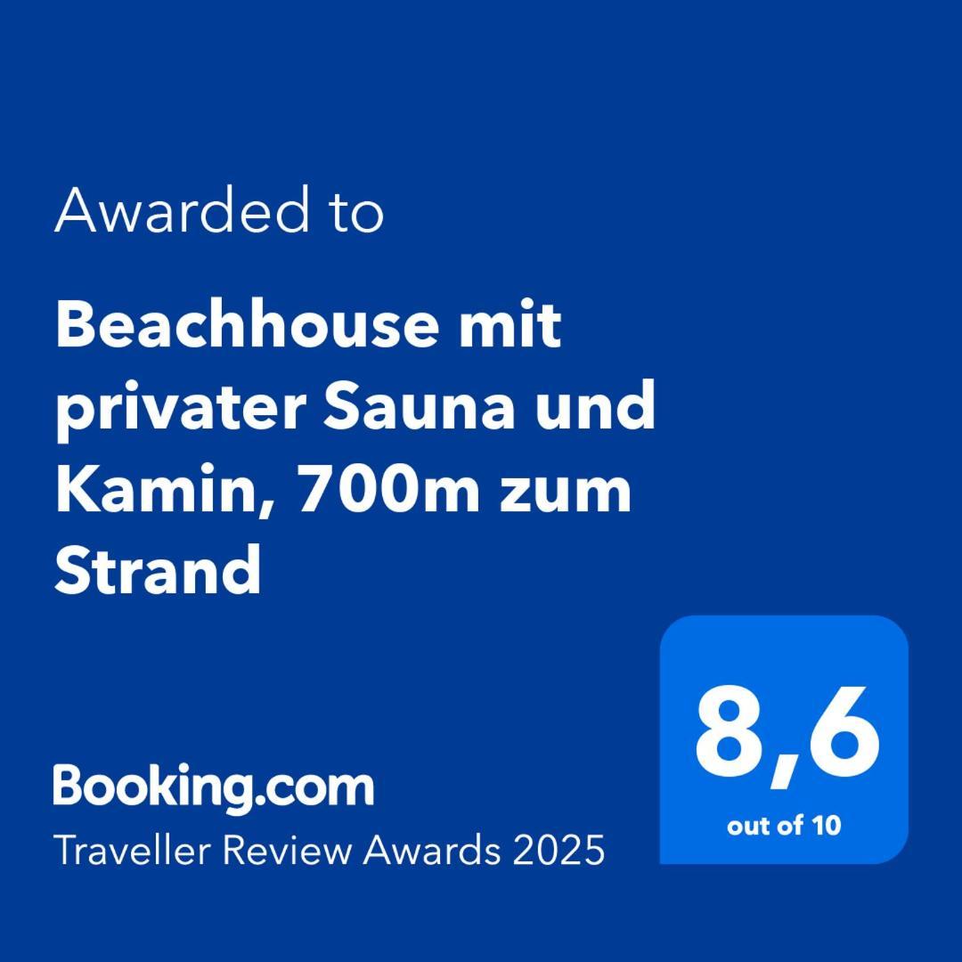 Beachhouse Mit Privater Sauna Und Kamin, 700M Zum Strand シェーンベルガー・シュトランド エクステリア 写真
